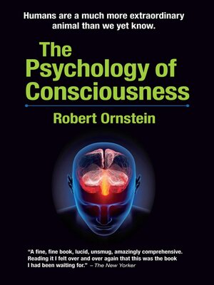 cover image of The Psychology of Consciousness